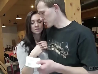 Chick Accepts Money And Lets Guy Fuck Her Properly For Money